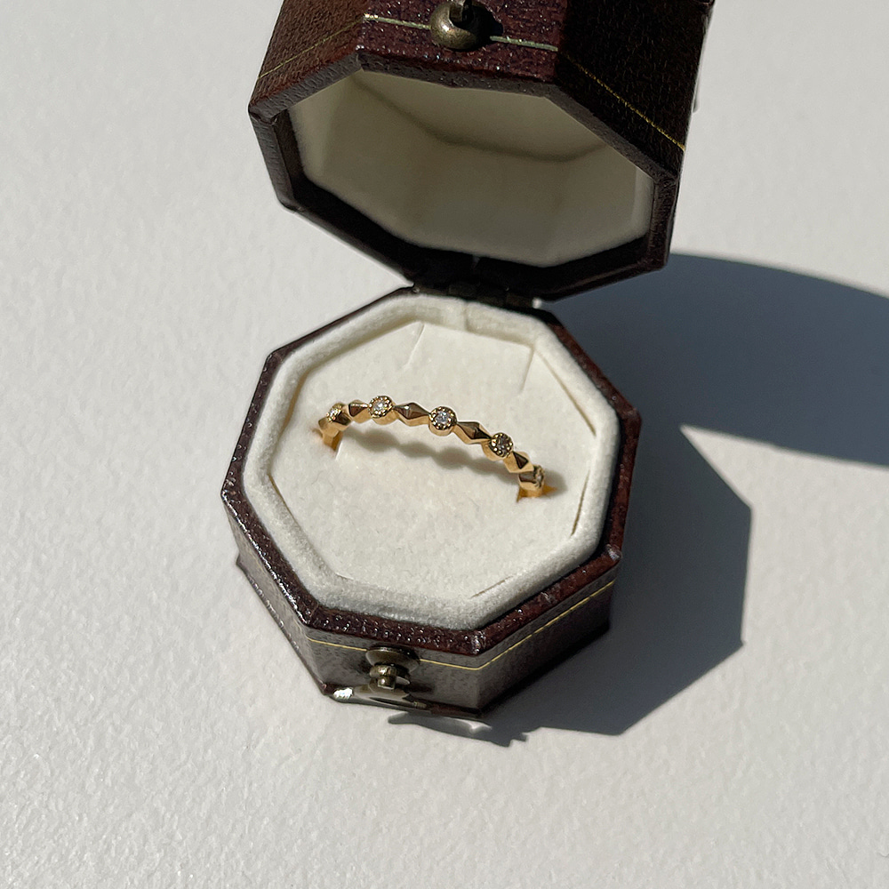 [Purple LABEL #22] 18K ACE Diamond Ring